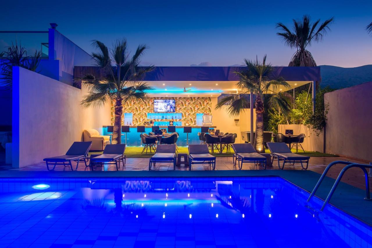 Primavera Beach Hotel Studios & Apartments Малиа Экстерьер фото