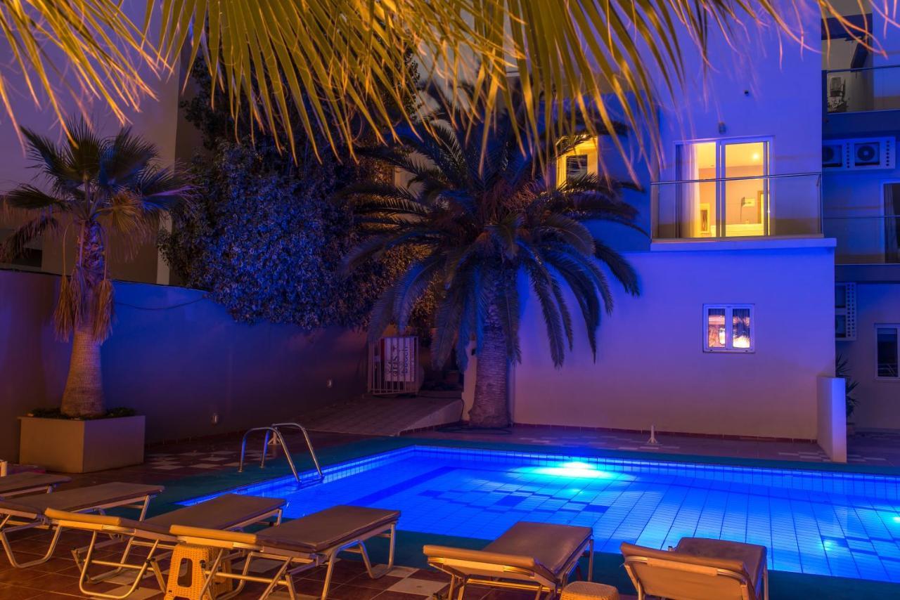 Primavera Beach Hotel Studios & Apartments Малиа Экстерьер фото